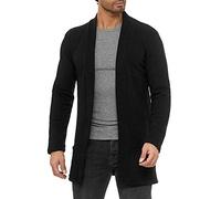 RED BRIDGE Cardgigan für Herren Jacke Sweat-Jacke Sakko Long Cut Schwarz M