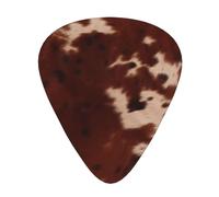 Red Brown Cowhide High-Quality, Wear-Resistant And Tough Guitar Picks Give You A Different Musical Experience