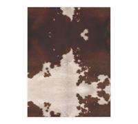 Red Brown Cowhide Printing Crystal Stickers for Crafts,Cute Stickers,Craft Supplies for Women Men for Laptop,Skateboard
