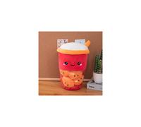 (Red) Bubble Tea Boba Cup Plush Toy Pillow Cushion Kids Birthday Gift