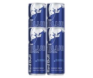 Red Bull Blue Edition Caffeinated Refreshing Drink 250Ml 4-Pack