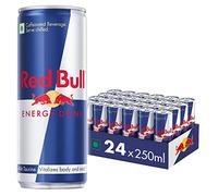 Red Bull Energy Drink, 250ml Cans (Pack of 24), No Preservatives, Wheat Free, Suitable for Vegans, Vegetarians, Halal