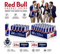 Red Bull Energy Drink 250ml - Choose your Pack (Pack of 24 ) Or (Pack of 48 )