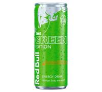 Red Bull Energy Drink, All Editions, Gives You Wiings Fresh Stock (12 Cans x 250ml, Green Edition - Caruba & Elderflower)