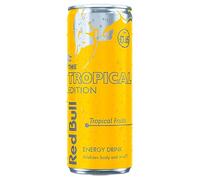 Red Bull Energy Drink, All Editions, Gives You Wiings Fresh Stock (24 Cans x 250ml, Yellow Edition Tropical)