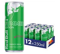 Red Bull Energy Drink Green Edition, Caruba Fruit, Disposable (12 x 250 ml)