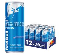 Red Bull Energy Drink Sea Blue Edition, Juneberry, Pack of 12-12 x 250 ml I Energy Drink with Fruity Juneberry Flavor I Stimulates Body and Mind