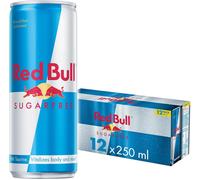 Red Bull Energy Drink Sugar Free, 250 ml (Pack of 12)