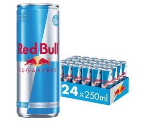 Red Bull Energy Drink Sugar Free 250ml 24 Pack PM 1.60