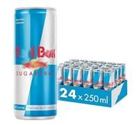 Red Bull Energy Drink Sugar free - 250ml Cans (Pack of 24) Premium Energy Boost With Red Bull | Stay energized and refreshed with every sip