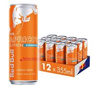 Red Bull Energy Drink Sugar Free Apricot Edition 355ml, 12 Pack