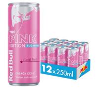 Red Bull Energy Drink Sugar Free Pink Edition Forest Fruits, 250 ml x12