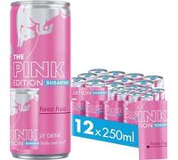 Red bull Energy Drink, Sugar Free Pink Edition, Forest Fruits, 250ml, 12 Pack by SHOP4LESS