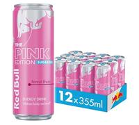 Red Bull Energy Drink Sugar Free Pink Edition Forest Fruits, 355 ml x12