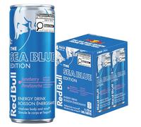 Red Bull Energy Drink, The Sea Blue Edition, 250ml (4 pack)