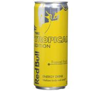 Red Bull Energy Drink Tropical 12 Pack of 250 ml, Yellow Edition