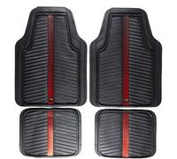 RED BULL Flash PVC Car Floor Mats 4 Pcs Black/Red Original