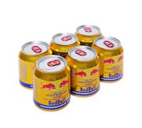 Red Bull Gold Energy Drink 250ml x Pack of 6 - Special Edition Boost with Caffeine, Taurine & B-Vitamins | from Thailand
