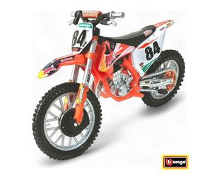 Red Bull KTM 450-SX 18-51081 Red 1:18 Diecast Scale Model Bike Genuine New