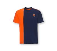 Red Bull KTM Apex T-Shirt - Crew Neck - Block Design - Men - Size XS - Blue/Orange, blue/orange, M