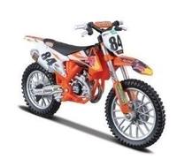 Bburago WRB KTM Cycle - KTM 450 SX-F Factory Edition (2018) Motorbike - 1:18 Scale - Incredibly Detailed Die-Cast Replica Collectible Motorcycle Model, Orange