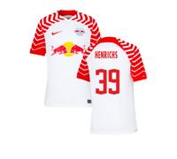 Red Bull Leipzig 2023-2024 Home Shirt Henrichs 39 in White | Size: Medium Red Bull Leipzig White Medium