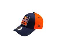Red Bull New Era KTM Replica Team Curved Cap - One Size - Unisex - Orange and Navy - Exclusive Design