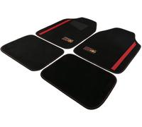 RED BULL Original Car Carpet Floor Mat Set 4 Pcs PVC And Carpet Black/Red