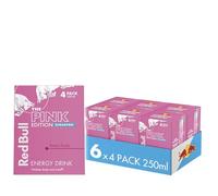 Red Bull Pink Edition Sugarfree Forest Fruits Energy Drink 250ml 4 Pack (Pack of 6)