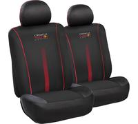 RED BULL Powerbar 6 Pcs Seat Covers Black/Red Original MPN RBSC2F001-BR