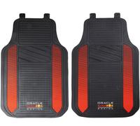 RED BULL Powerbar Set Floor Mats 2 Pc PVC Black/Red Original Fit Durable