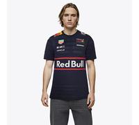Red Bull Racing F1 Team T-Shirt, Official Team Kit 2025 Season, Night Sky Blue (UK, Alpha, M, Regular, Regular, Navy)
