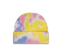 Red Bull Racing, Beanie hat, Pastel tie dye, Multicolour Pink, Yellow, Blue, Short Cuff, Cotton Knit Stretch, fits Most Adults, Official Merchandise