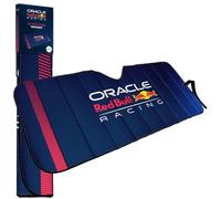Red Bull Racing Car Sun Shade - Universal Fit, Reflective Heat Shield with Oracle Red Bull Racing Logo & Power Bar Design, Keeps Car Cool & Reduces A/C Use