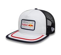 Red Bull Racing F1 Official Baseball Cap, New Era 9FIFTY, Trucker Mesh Style, White and Navy