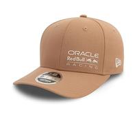 Red Bull Racing F1 Seasonal 9Fifty Snapback Pre Curve Baseball Cap Adults - Beige Brown - Official Merchandise (UK, Alpha, M, L, Brown)