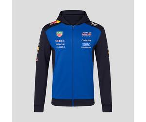 Red Bull Racing F1 Team 2026 Full Zip Hoodie Unisex - Night Sky / Surf The Web