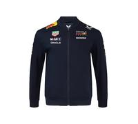Red Bull Racing F1 Team Bomber Jacket, Official 2025 Season, Night Sky Blue (UK, Alpha, L, Regular, Regular, Navy)