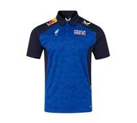Red Bull Racing F1 Team, Official Castore 2026 Merchandise, Teamwear Isack Hadjar Drivers Poloshirt, Shirt, Navy Blue and Racing Blue