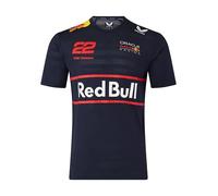 Red Bull Racing F1 Team Official Yuki Tsunoda Driver T-Shirt, Night Sky Blue, 2025 Season (UK, Alpha, XXL, Regular, Regular, Night Sky)