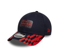 Red Bull Racing F1 Visor Print 9Forty Cap Mc Adults - Night Sky/Scarlet