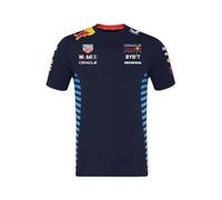Red Bull Racing Formula One Team - Official 2024 Formula 1 Merchandise - Replica Team Set Up Short Sleeve T-Shirt - Night Sky - Unisex (UK, Alpha, S, Regular, Regular, Night Sky)