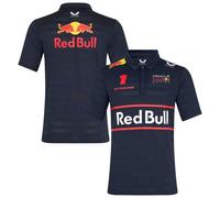 Red Bull Racing Motor Racing Formula 1 Polo Men's 2025 Max Verstappen Navy
