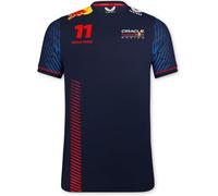 Red Bull Racing Official F1 Team Sergio Perez 11 Formula One T-Shirt - Blue - M