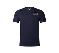 Red Bull Racing Formula One Team - Official 2023 Formula 1 Merchandise - Core Full Colour Logo Fanwear T-Shirt - Night Sky - Unisex (S)