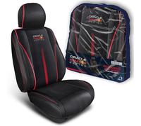 Red Bull Racing Tailored Seat Cover - Universal Fit, Durable Protection with Sporty Red & Black Design, Power Bar & Oracle Logo, Guards Against Spills & Damage