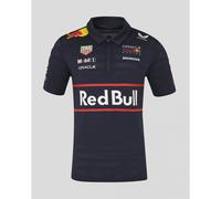 Red Bull Racing F1 Team Polo Shirt, Official 2025 Season, Night Sky Blue (UK, Alpha, XXL, Regular, Regular, Navy)