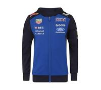 Red Bull Racing, Unisex Kids, Full ZIp Hoodie, Night Sky/Surf The Web, 11 years