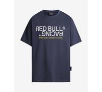 Red Bull Racing X Pepe Jeans Men's RBR Graphic Reflect TEE T-Shirt, Blue (Dulwich Blue), M