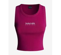 Red Bull Racing x Pepe Jeans Knit Logo Sleeveless Top Fuchsia Pink Women - L